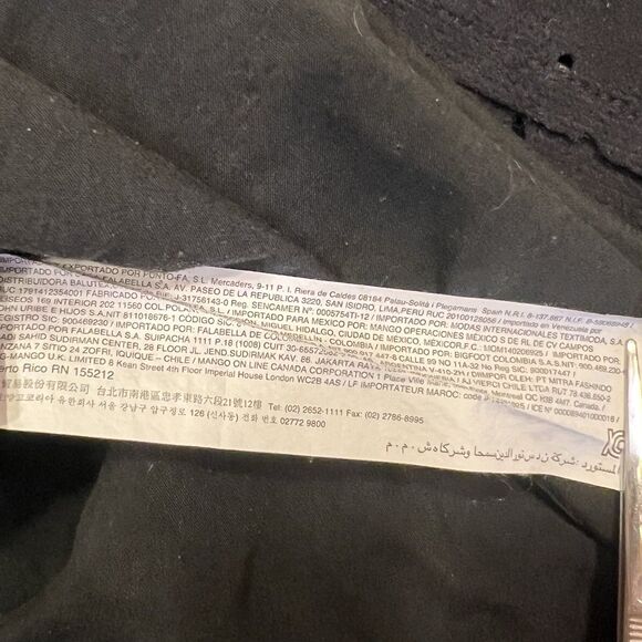 MNG Faux Leather Skirt Girls 5/6 Mini Ruffle Y2K Coquette Fall Layering Rare - Picture 10 of 12